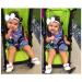 Baby Buddy Universal Pacifier Holder Clip - Sage with White Stitch | Silicone Ring Attachment | for Babies 4 Months+ | Toddler Boys & Girls - Buy Online on GoSupps.com