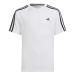 adidas Boys U Tr-es 3s T T-Shirt (Short Sleeve) 140 White / Black