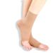 Ankle Compression Socks Effective Foot Compression Sleeve for Foot Pain Relief Swelling Plantar Fasciitis Sprain Neuropathy - Foot Support for Women and Men (Beige Medium) Medium Beige