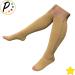 Open Toe 8-15 mmHg Mild Compression Leg Calf Zipper Socks for Circulation Beige | Shop Internationally - Buy Online on GoSupps.com