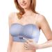 Breast Massage Bra Electronic Vibration Chest Massager Breast Enhancement Instrument Massage Breast Device for Women Health Care Silver