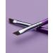 EIGSHOW Precision Eye Liner Brush - Angled Ultra Thin Slanted Flat for Perfect Eye Makeup - Cruelty-Free Synthetic Bristles - Purple - Buy Online on GoSupps.com