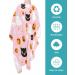 Halloween Barber Cape - Adjustable Hair Cutting Cape for Kids & Adults | Stylish Pink Orange & Black Hairdressing Gown | 55x63 Inch Salon Accessory - Buy Online on GoSupps.com