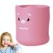 Kids Toothbrush Cup with Handle - 300ml Bathroom Toothbrush Cup Kids Cartoon Unbreakable Toothbrush Cup Adorable Bathroom Accessories for Kids Boys Girls Hixip Little Pink Pig