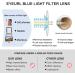Eyeurl 2-Pack Reading Glasses for Men & Women - Anti-Blue Light Spring Hinge Rectangular Design Lightweight 1.25x Magnification - Buy Online on GoSupps.com