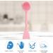 Silicone Facial Mask Cleansing Brush - Soft Deep Clean for Blackheads | Comfortable Handle in Pink - Buy Online on GoSupps.com