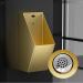 Automatic Sensor Urinal Toilet 304 Stainless Steel Urinal Urinal Trough with Drainage Kit Wall Mounted Sensor Urinal Men's Commercial Flushing Urinal (Gold) - Buy Online on GoSupps.com