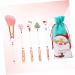 FRCOLOR 6pcs Christmas Beauty Kit for Girlfriend | Mini Makeup & Toiletry Bag | Travel Cosmetic Brush Set - Buy Online on GoSupps.com