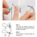 Professional Hair Extension Needle and Thread Set - 10 Needles & 3 Black Weave Threads for Wig Making and Hair Extensions - Buy Online on GoSupps.com