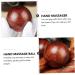 Shop Minkissy Massive Wooden Massage Balls - Handmade Chinese Meditation & Practice Balls for Hand & Foot Health - 4 Pieces - Buy Online on GoSupps.com