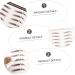 POPETPOP 6pcs Eyebrow Stickers Makeup Stickers Makeup Eyebrow Transfer Artificial Eyebrow Tattoos Hair Shaper 1 count (Pack of 1) Brown - Buy Online on GoSupps.com