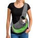 Petemoo portable pet dog cats puppy shoulder bag travel carrier shoulder bag breathable mesh transport bag l (up to 5 kg) green