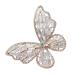FRCOLOR Hair hairpin rhinestone hair clips bling hair clamps sparkling hair clips women Girls Hair Accessories metal hair clips Butterflies Headwear woman spring clip Zinc alloy Clamps