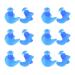 Swimming Ear Plugs 6 Pairs Silicone Swim Ear Plugs Adults Swimmers Ear Plugs with Storage Case for Swimming Diving (Blue)