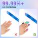 KALIONE Nail Polish Protectors - 100pcs U-Shaped Cuticle Guards with Tweezers for Nail Art & Painting - Peel Off Stickers (5 Colors) - International Shipping Available - Buy Online on GoSupps.com