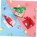Healeved 30pcs Box Christmas Christmas Cookie Bags Christmas Boxes Candy Box Chocolate South Korea Size 1 Red - Buy Online on GoSupps.com