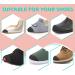 JL-Group Shoe Fillers | Toe Cushion Inserts for Loose Shoes | Adjustable Comfort Insoles (M | Fits 1/2-1 Size Bigger Yellow & Black - Buy Online on GoSupps.com