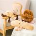 Cute 9 Croissant Plush Toy - Soft Weighted Stuffed Animal for Kids Birthday-Gifts - Buy Online on GoSupps.com