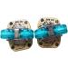 Pro Canadian Maple Drift Board Split Plate Skateboard with Light Blue Wheels - Buy Online on GoSupps.com