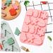 Alipis 2pcs Baking Mold Chocolate Mold Resin Mold Candy Making Mold Silicone Molds Cake Mold Christmas 3D - Buy Online on GoSupps.com