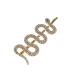 Women's Hair Clip Snake Hair Clip Slipper hair clip fringe hair clip (Rhinestone snake)