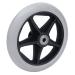 Wheelchair Wheels 6in Solid Wheel Non Slip Stable Operation 5 Hole 608ZZ Bearing for Rollators for Walkers - Buy Online on GoSupps.com