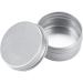 30ml Argent Petits recipients de Pot de Stockage de baume de levre en aluminium Rond avec Le Couvercle a Visser pour Le baume de levre cosmetique Bougies ou The (Paquet de 24) - Buy Online on GoSupps.com