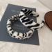 Fluffy Zebra Headband Wide Fur Headband Cute Fluffy Hairband Decorative Fuzzy Hairband Soft Plush Hair Hoop for Women Girls Zebra black white - Buy Online on GoSupps.com