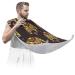 Beard Bib Apron Beard Bib Hair Catcher for Men Shaving and Trimming Non-Stick Waterproof Beard Cape Grooming Cloth Elephants Flower Pattern