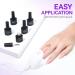 6 in 1 Gelike EC Nail Glue Gel - Peachy Jelly Color Gel Polish Base Coat, Long Lasting & Strong - Soak Off UV Extension - Buy Online on GoSupps.com