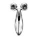 Face Body Roller Massager, 3D Roller Face Massager Y-Shape Face Lift Tool Firming Beauty Massage Body Face Massager (Silver)