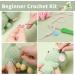 ZMAAGG Beginners Crochet Kit - Dinosaur Crochet Animal Kit | Knitting Kit with Yarn & Hooks | Step-by-Step Video Instructions | DIY Craft Art Starter Kit - Buy Online on GoSupps.com