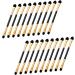 Baluue 40 Pcs Double Ended Eyeshadow Brush Precision Eye Shadow Brush Eye Makeup Tool Eye Brush Eye Makeup Brush Makeup Eyeshadow Brush Eye Makeup Kit Eyeshadow Makeup Brush 12.50X0.50X0.50CMx2pcs Goldenx2pcs - Buy Online on GoSupps.com