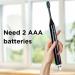 SOARING Portable Electric Toothbrush with Travel Case & Hair Brush - Compact Rechargeable Ideal for Travel & Camping - Black - Buy Online on GoSupps.com