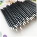 DRESSOOS 100pcs Makeup Gadgets White Wand Applicator Eyeliner Liquid Eyeliner Brush Makeup Stick Soft Head 15cmX10cm Black - Buy Online on GoSupps.com