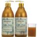 Deluge - Coffee Daily Shampoo and Conditioner -Gentle and Natural SULFATE Salt and PARABEN Free. NO Dyes. Made with Coffee Fruit ARGAN Oil Quinoa. Fresh-Clean Scent of Berries. 16 OZ Each/Set. Coffee (Shampoo & Conditioner)