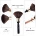 Ipetboom 1pc Cleaning Brush Wooden Hair Brush Short Beard Brush Makeup Brush Wooden Beard Brush Barber Neck Brush Beard Remove Brush Beard Sweeping Brush Foam Brush Portable Aluminum Circle 24x5cm Black - Buy Online on GoSupps.com