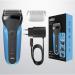 Braun Series 3 310BT Electric Razor for Men - 3-in-1 Trimmer Rechargeable Wet & Dry 30-Min Run Time Black/Blue - Ideal Beard Grooming Tool - Buy Online on GoSupps.com