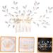 Angoily Sweet Rhinestone Hair Accessories Bridal Hair Prom Hair Accessories Prom Headpiece Headwear for Women Beads Tiara Bridal Headpieces for Wedding Crystal Dress Bride Comb - Buy Online on GoSupps.com