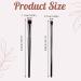 RMISODO 10 Pcs Angled Eyebrow and Eyeliner Brush Set - Professional Eye Makeup Applicators for Precision Lash Liner and Blending Eyeshadow - Buy Online on GoSupps.com