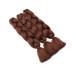 SEGO 24 Reddish Brown Braids Extensions | Crochet Hair Synthetic Kanekalon - 3 PCS Colorful Braiding Hair - Buy Online on GoSupps.com