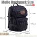 Black Tactical Military Molle Backpack - Waterproof Army Upgrade - Buy Online on GoSupps.com