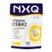 NXQ D3 K2 Vitamin Supplement 300 Softgels 2-in-1 Bone Immune & Heart Support - High Absorption Formula with Naturally Derived D3 & Virgin Coconut Oil