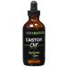 Organic Castor Oil For Eyelashes  Eyebrows  Hair & Skin - Grow Longer Eyelashes And Fuller Eyebrows (4 oz) 4 Ounce