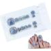 Toe Nails Glitter | Glitter Artificial Toenail Glossy Fake Toe Nails Sparkling Cat's Eye Toenail Manicure Art for Women Girls for Summer - Buy Online on GoSupps.com