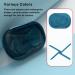 dijiusidy Portable Dental Case Braces Storage Box Seal with Partition Dust-proof Cotton Swab Holder for Travel Home Business Blue L L Blue - Buy Online on GoSupps.com