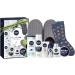 NIVEA MEN Relax & Care Gift Set - Shower Gel, Face Wash, Anti-Perspirant, Moisturising Cream & More | 8-Piece Set with Slippers and Socks - Buy Online on GoSupps.com