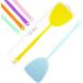 Bottokan Plastic Fly Swatters - 6 Pack Long Handle Manual Swat for Flies & Mosquitoes - Durable & Flexible Fly Swatter Set for Home & Kitchen - Buy Online on GoSupps.com