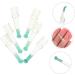 COOLHIYA 6 Pcs Reusable Silicone Ear Scoop Replacement Heads Transparent Soft Ear Wax Removal Tips for Adults and Gentle Cleaning Tool Easy to Use - Buy Online on GoSupps.com