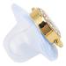 Baby-Schnuller personalized luxury pacifier Little Prince Strassstein Golden Bling Bling Schnuller for newborns for 6 to 18 months old babies (blue)